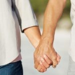 holding hands