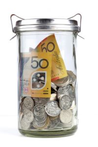 Coins in a Preserving Jar