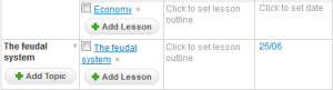 planner supports teaching processes