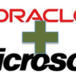 Oracle and Microsoft logos