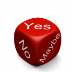 yes no cube