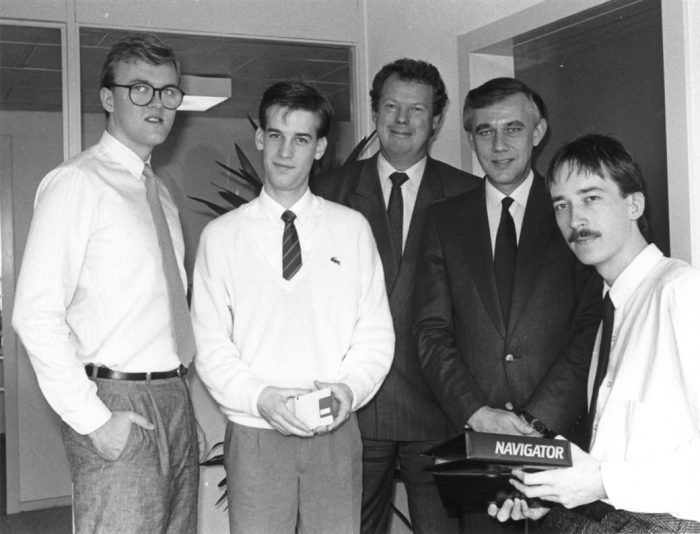 Navision founders and IBM