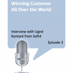 Image for Episode 3 of Winning Customers Microphone with speech bubble