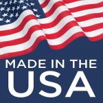 Image of USA flag and words Made in the USA