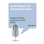 Image for Episode 4 of Social Selling. Microphone with speech bubble