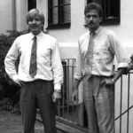 portrait photo of Erik (left) and Preben Damgaard