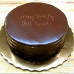 Happy Birthday chocolate cake