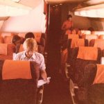 On the airplane to Saudi Arabia