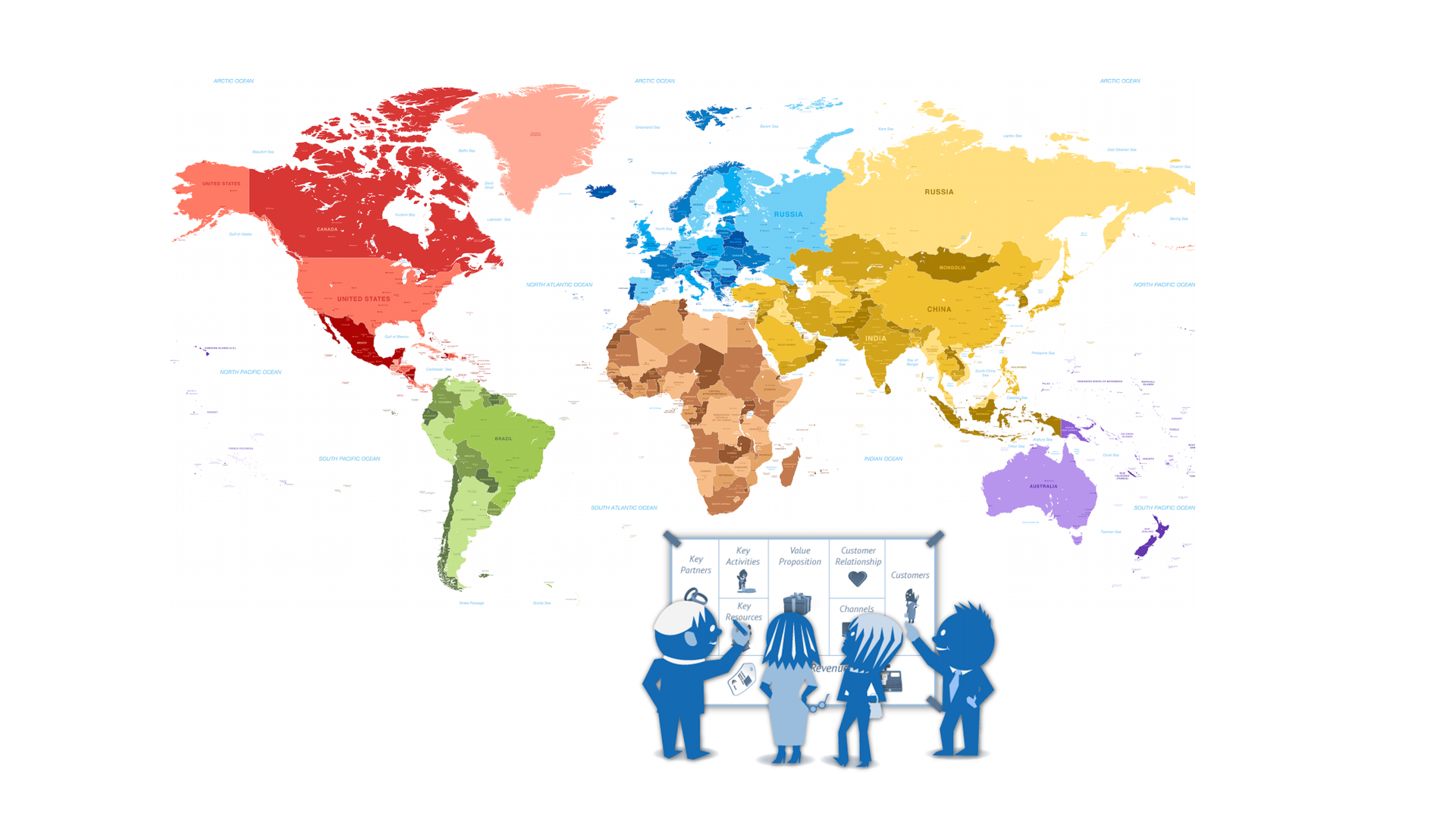 world map